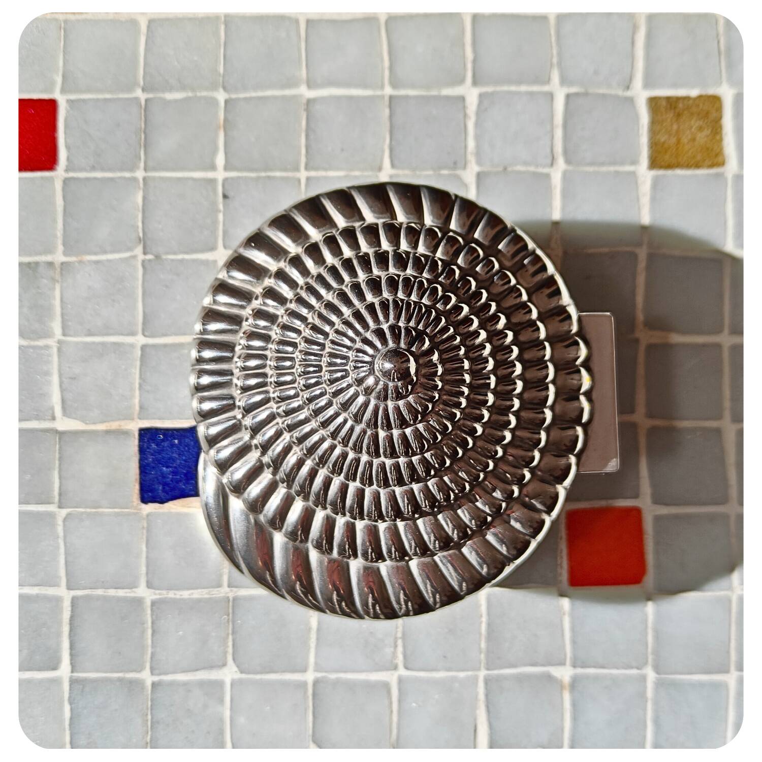 Boîte à bijoux vintage en forme de coquillage