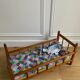 Dejou Vintage Wooden Dollbed 60s