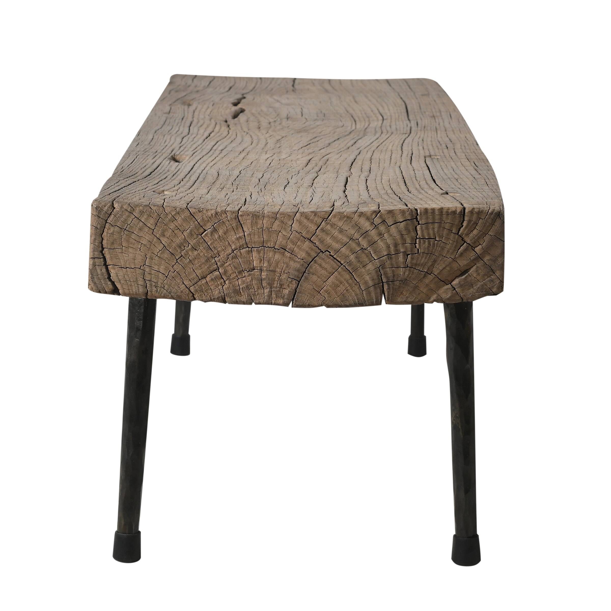 Jianzhi - Coffee table in antique elm no. 7