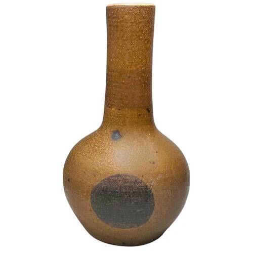 Vase vintage  en céramique de studio français circa 1940-50
