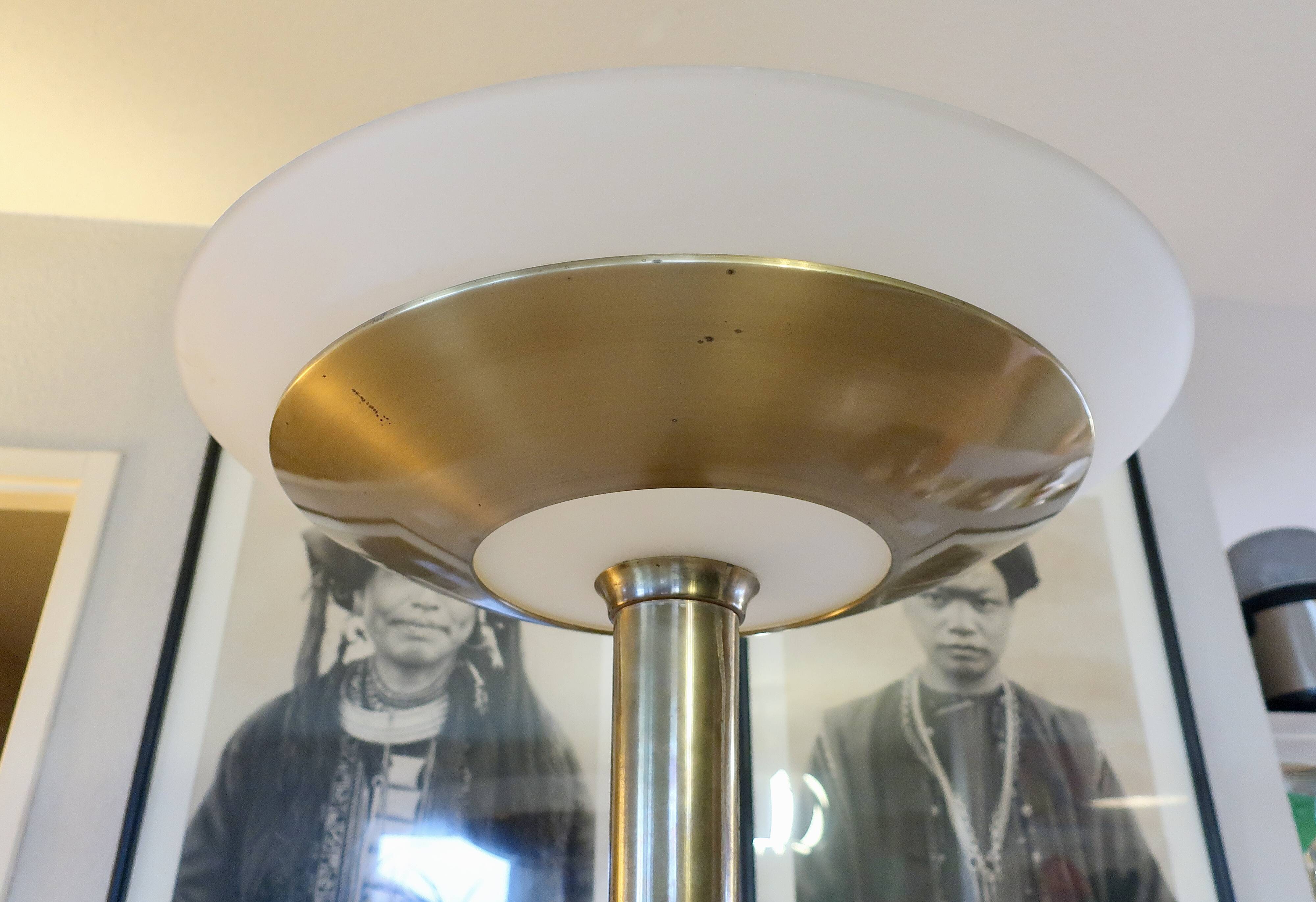 Jean PERZEL 41E floor lamp, rare vintage Art Deco edition.