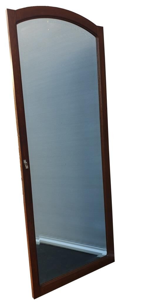 Art Deco door bevelled mirror