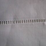 Old sheet 345x240cm - monogrammed - embroidered back