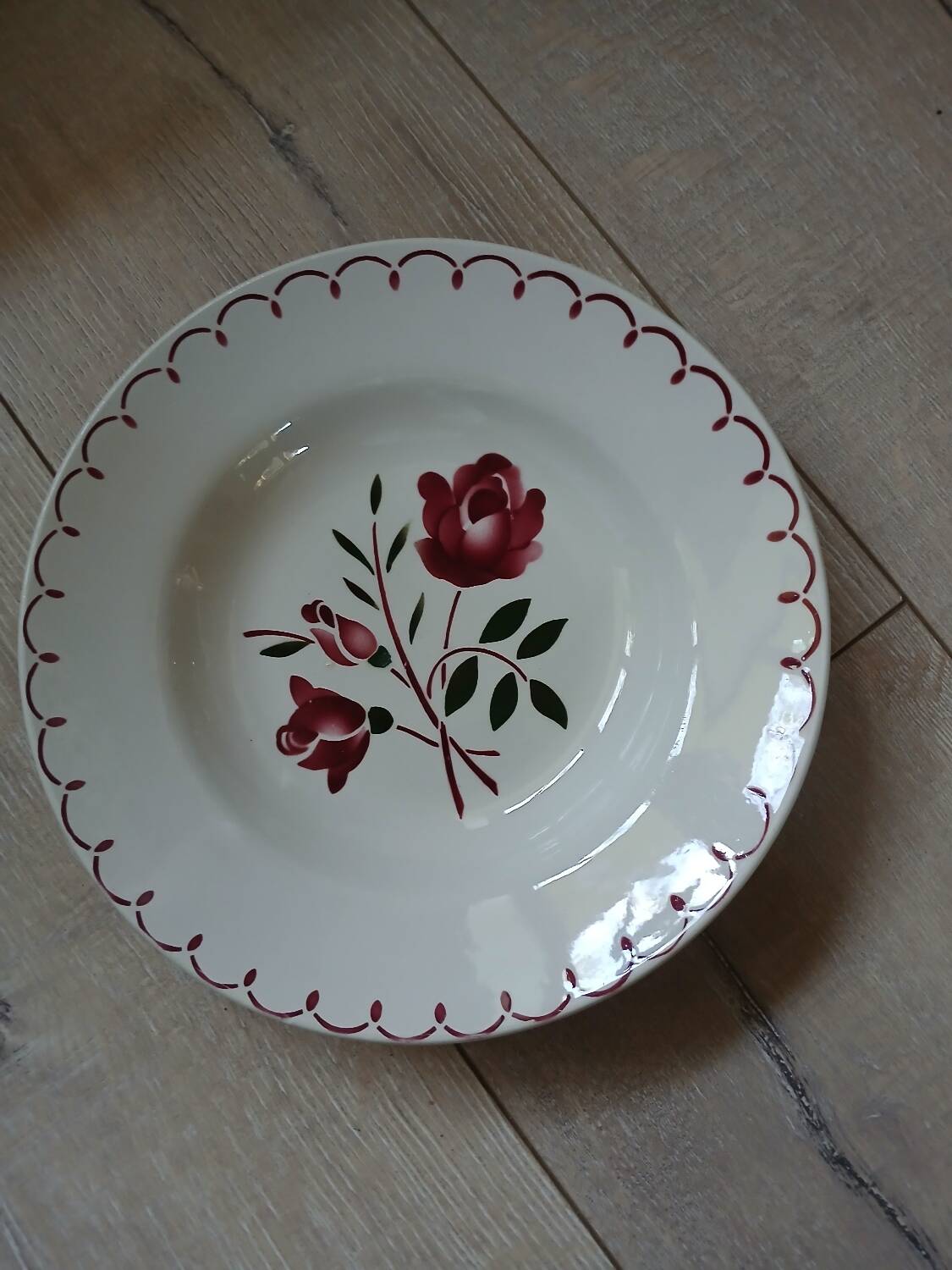 8 mismatched antique soup plates