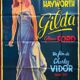 Movie poster "Gilda" Rita Hayworth 120x160cm 1972