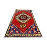 Small Vintage Turkish Rug 97x54 cm, Short Runner, Tribal, Shabby Chic