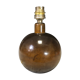 Old wooden ball lamp foot