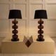Paire de lampes de table USA