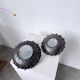 Brutalist "nail" wall sconces