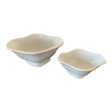 Set of 2 small cream jars