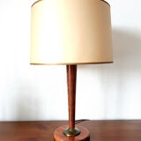 Art deco wooden liner lamp