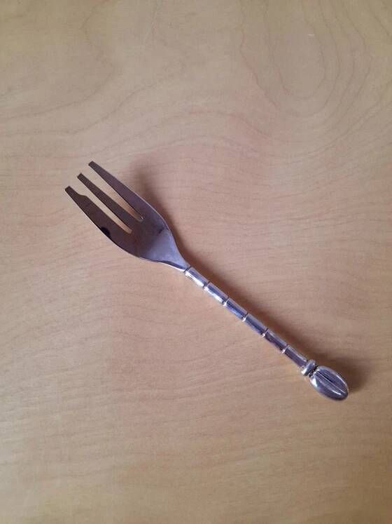 Silver-plated dessert forks