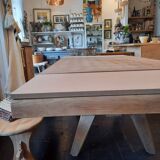 1940s oak dining table