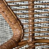 Fauteuil en rotin 1960