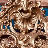 Grand miroir ovale