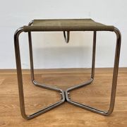 Chrome Bauhaus stool Thonet B8 by Marcel Breuer, 1930