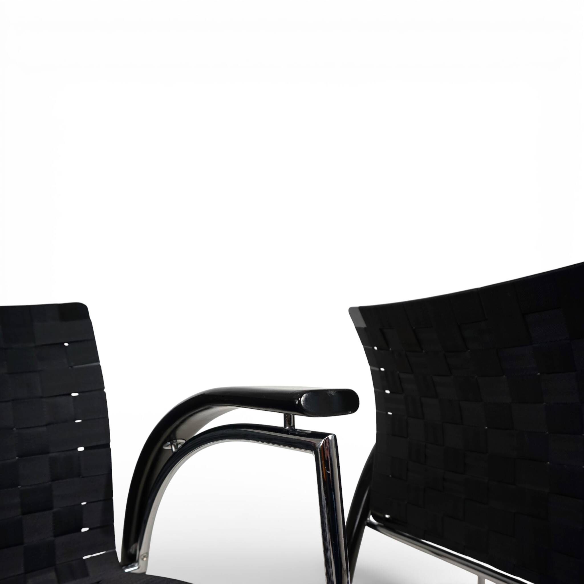 Thonet set of 2 lounge chairs by Peter Maly, 1980