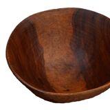 Wooden artisanal bowl