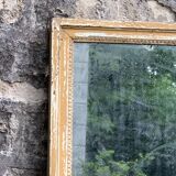 19th century mercury mirror patinated trumeau
