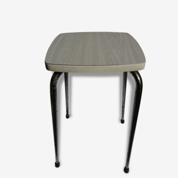 Stool vintage formica on metal legs