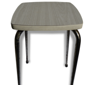 Stool vintage formica on metal legs
