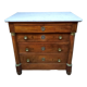 Commode empire à demi colonne