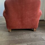 Fauteuil en cuir taurillon nubuck
