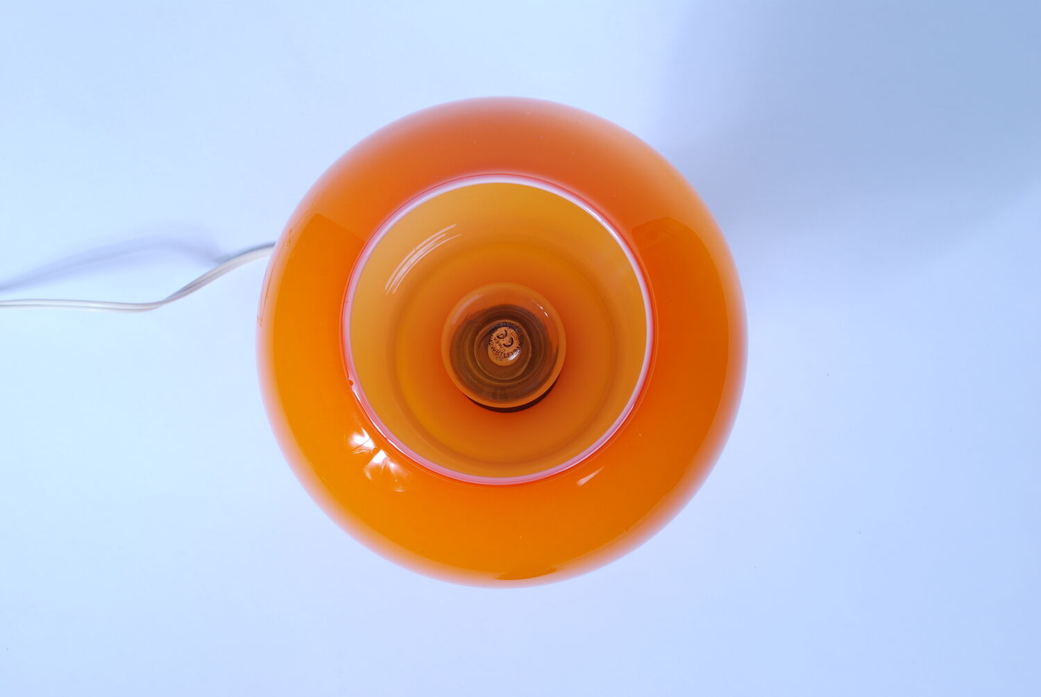 Table lamp in glass of Murano Italy 70 years