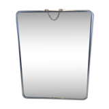 Barber mirror with chain, 28.5x22.5cm