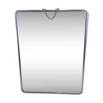 Miroir de barbier avec chainette, 28,5x22,5cm