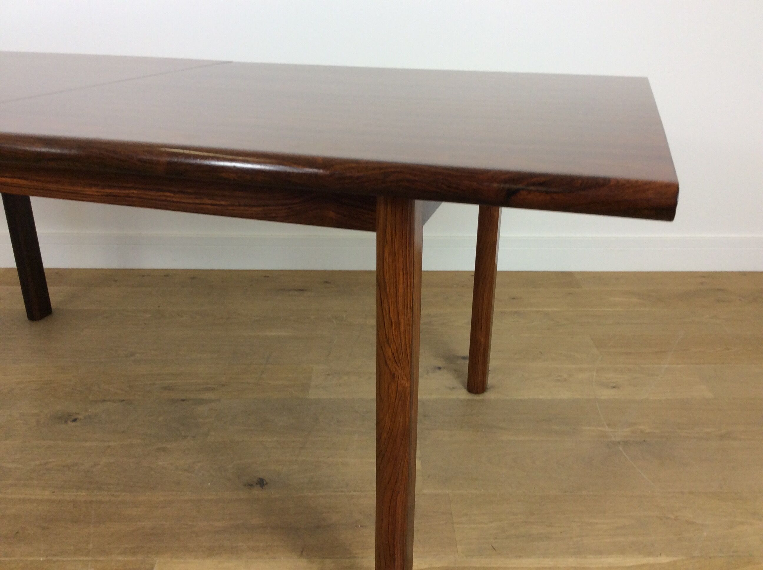Mid century extendable dining table