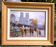 Walter Sita XX th Paris and the booksellers oil on framed canvas