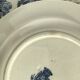 2 Flat plates Gien Chardons dark blue