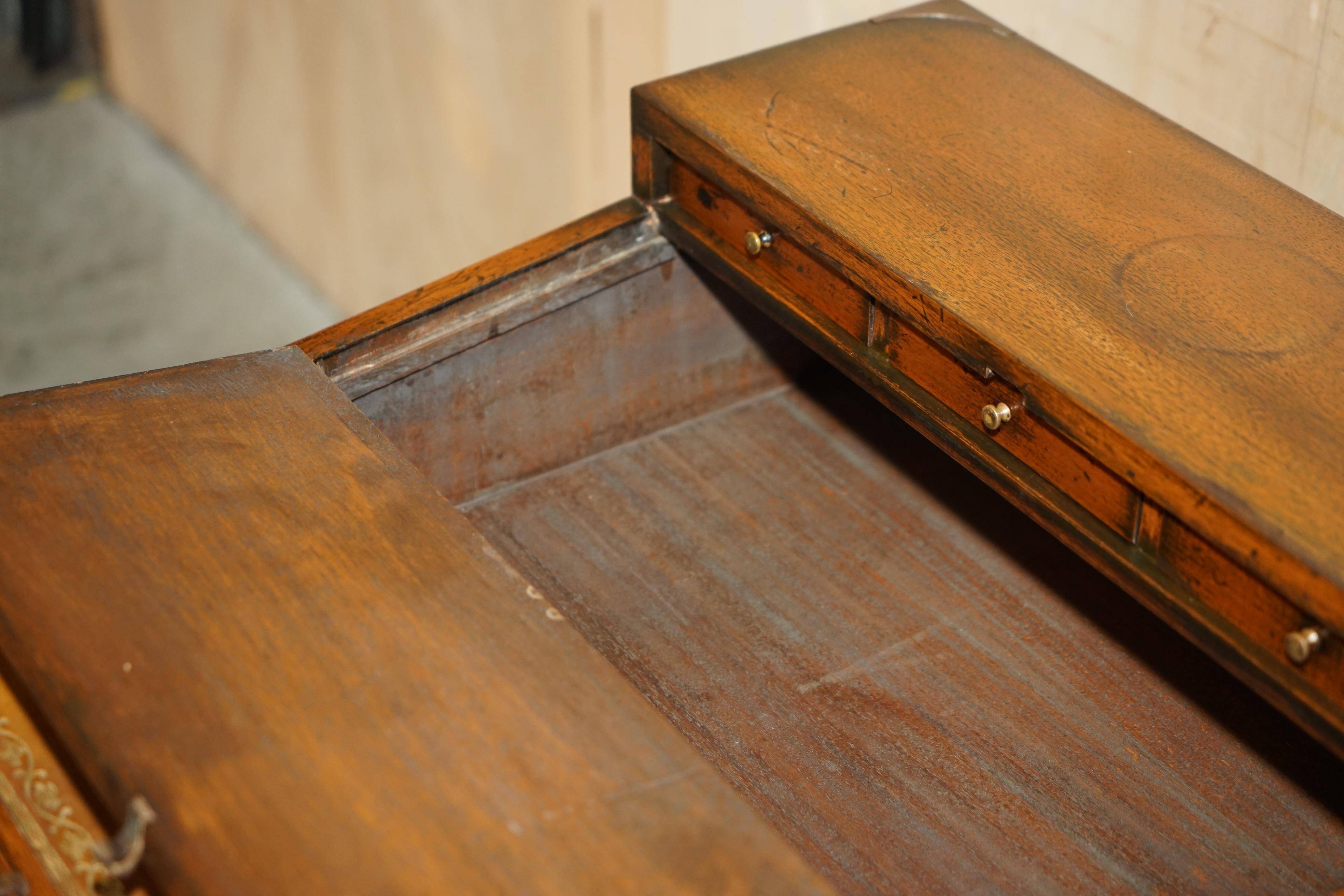 Harrods Kennedy Leather Slope Desk with Drawers
