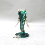 Vase sculpture Fish glass by Murano Salviati