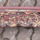 Chinese carved wooden headboard