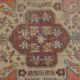 Orange & Brown Turkish Vintage Rug sku 2576