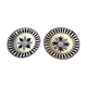 Hand-painted plates with fastening system 1 pair