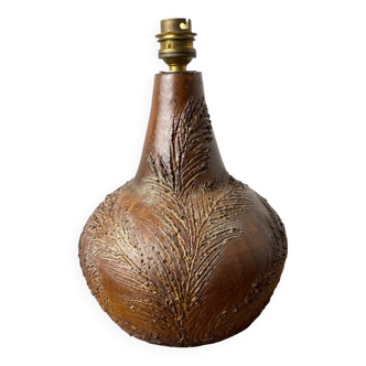Vintage ceramic lamp base by Sesame Vallauris
