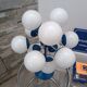 Lampe sputnik space age 12 globes 1970s