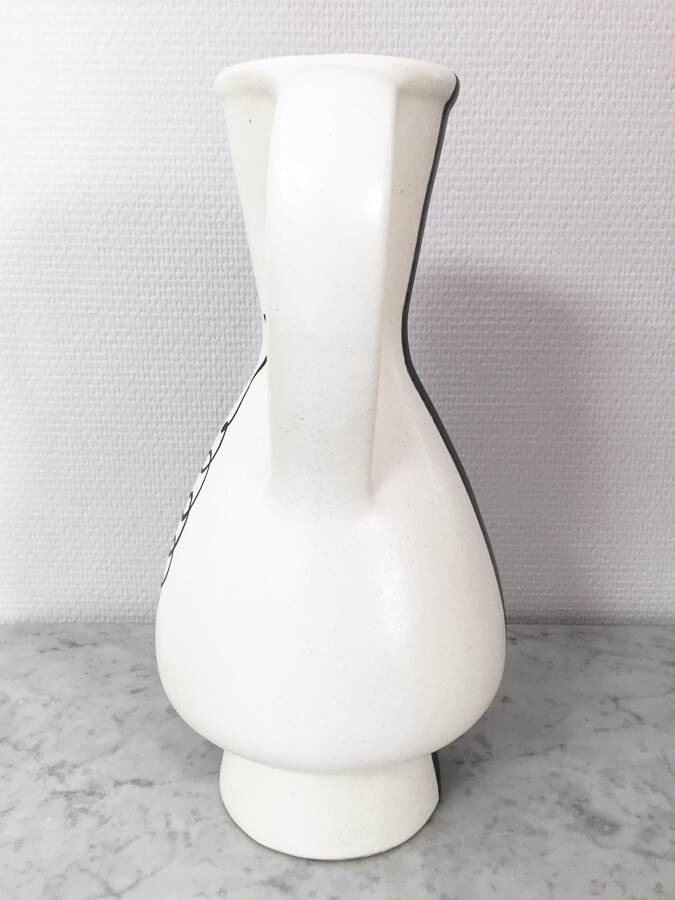 Two-tone vase signed JM Faux – circa 1960