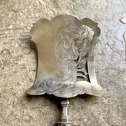 Silver TG monogrammed asparagus shovel by Félix Malique, late nineteenth century