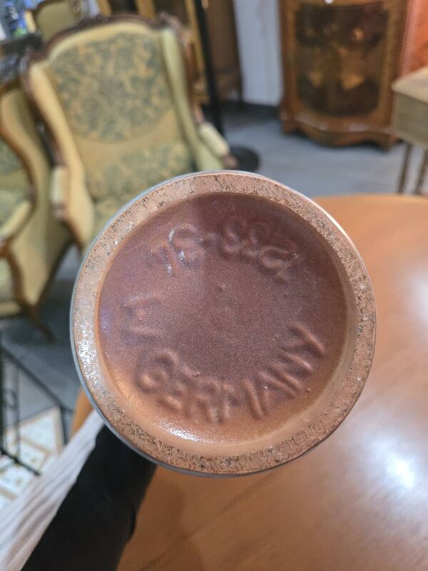 Vase allemand Fat Lava – Céramique émaillée – Germany, années 1960–1970