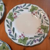 4 salad plates, dessert Fortebraccio Italy