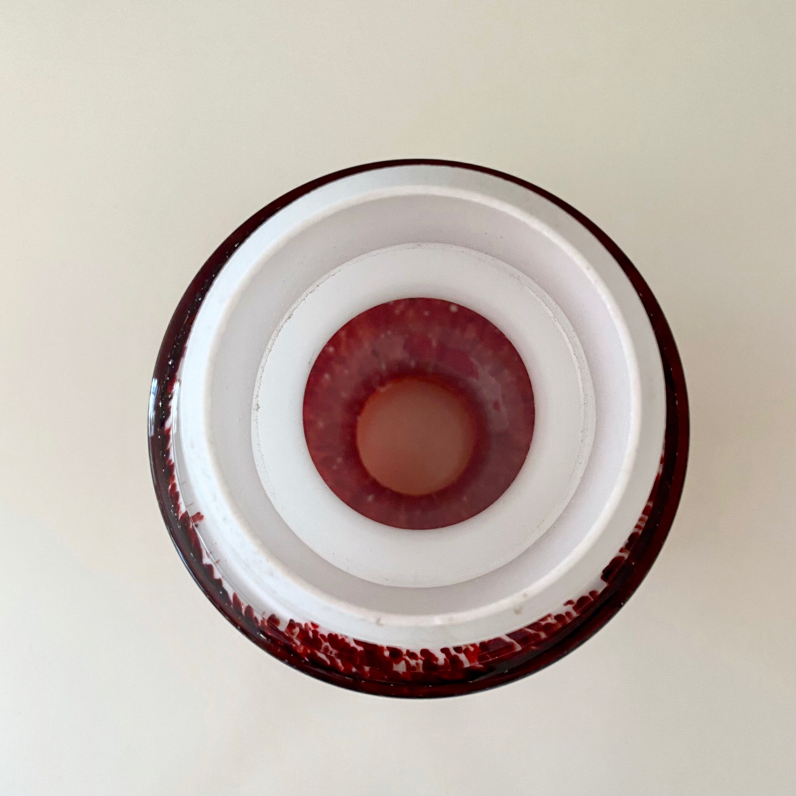 Mushroom lamp by Limburg Glashütte