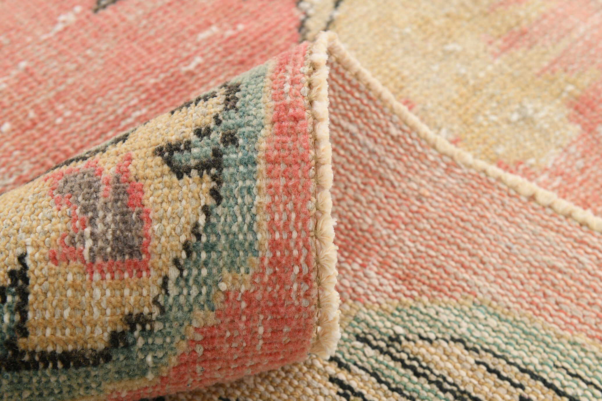 7x10 oriental & madallion vintage rug 207x304cm