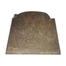 Plaque cheminée ancienne en fonte