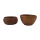 Série de deux vide-poche danois en teck