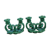 Candle holders year 50/60 ceramic