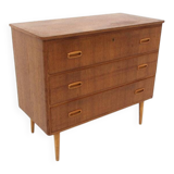 Scandinavian teak chest of drawers, Sweden, 1960